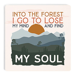 Lake & Lodge Collection Coaster - Into The Forest