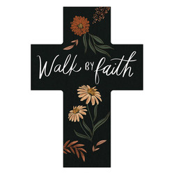 Gathered Grace Table Cross - Walk By Faith