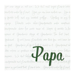 Papa Word Block