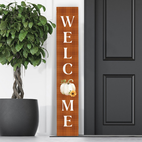 Porch Sign - Pumpkin Welcome