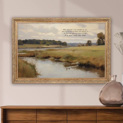 Gold Frame - When Peace