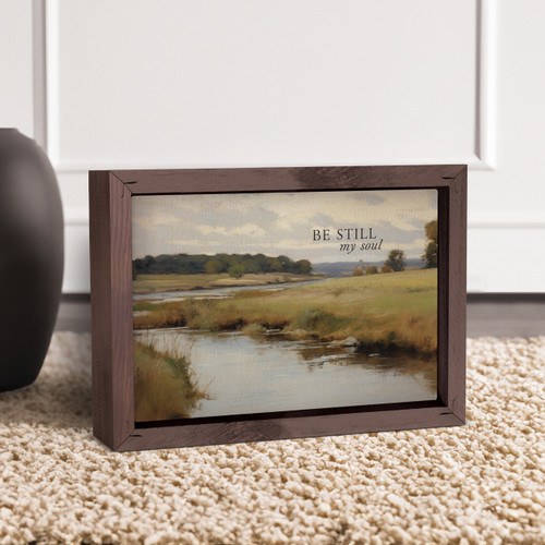 Framed Art - Be Still