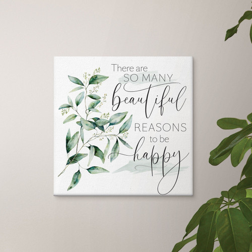 Blessings Collection Canvas - There Are So Many Reasons To Be Happy