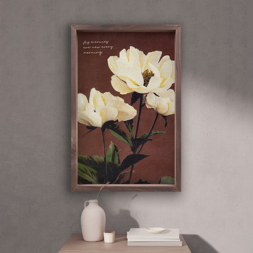 Framed Linen Art - His Mercies