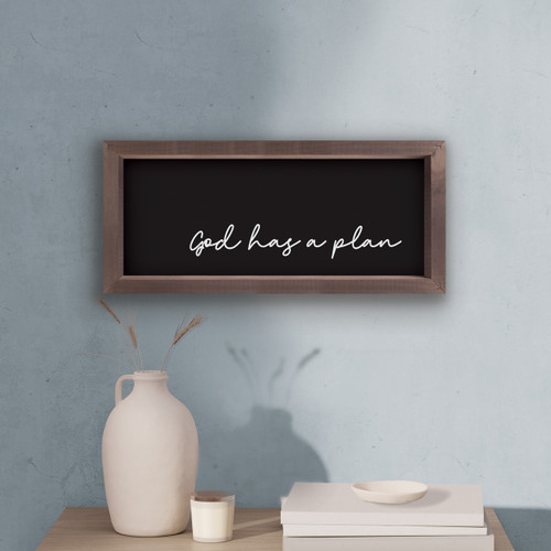 Framed & Simple Framed Art - God Has A Plan