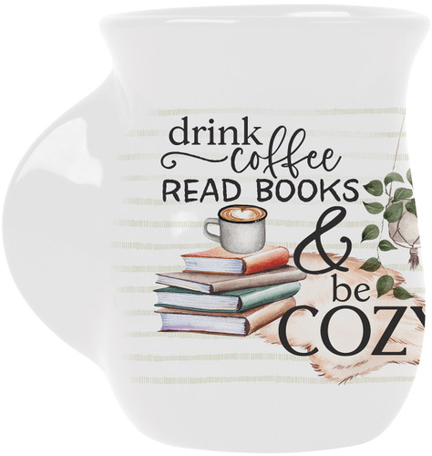 Handwarmer Mug - Drink Coffee Read Books