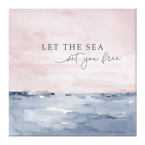 Coastal Collection Canvas - Let The Sea
