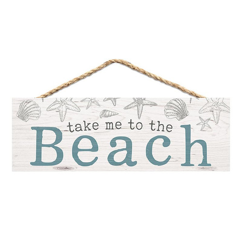 Coastal Collection Hanging Sign - Take Me To The Beach