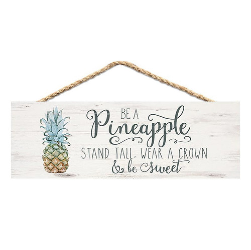 Coastal Collection Hanging Sign - Be A Pineapple