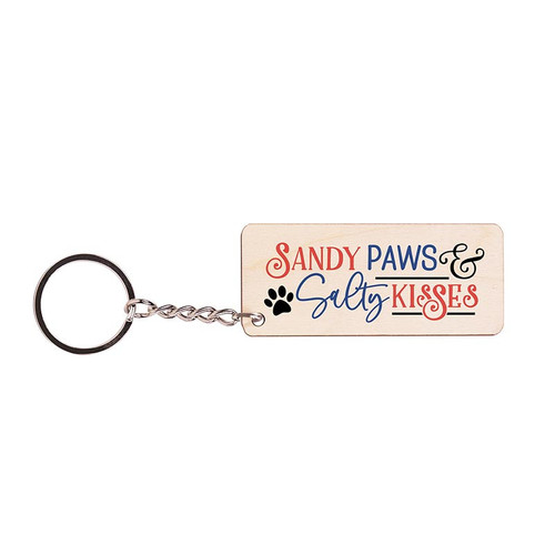 Coastal Collection Key Chains - Sandy Paws