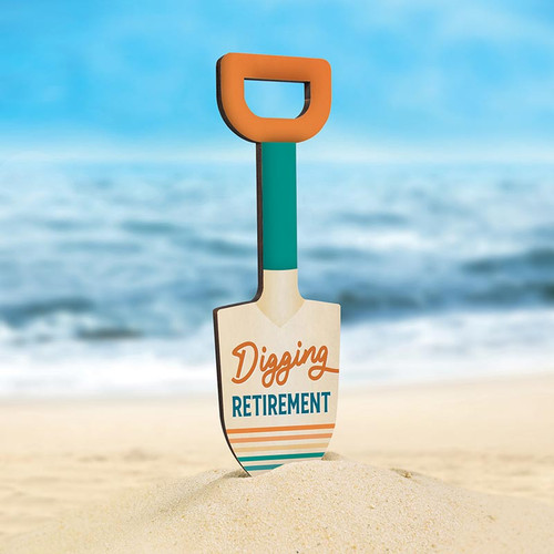 Coastal Collection Garden Sign - Digging Retirement