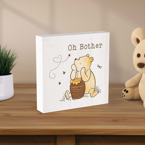 Square Word Block - Oh Bother