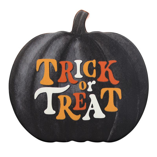 Trick Or Treat Shape Sign - Trick or Treat Pumpkin
