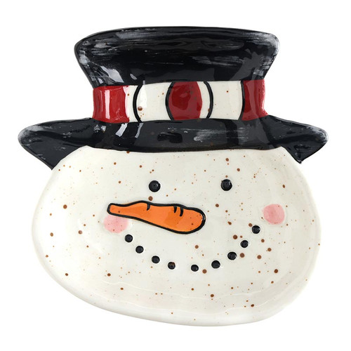 Snowman Tidbit Dish