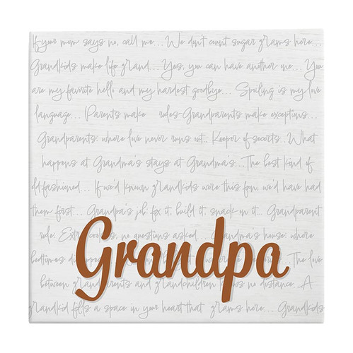 Grandpa Word Block