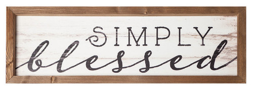 Simply Blessed - Framed Art