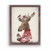 Christmas Critters Collection Framed Art - Moose