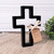 The Open Cross Collection - Black Open Cross - 8"H