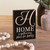 Carved Black Collection Word Block - Home A Gathering Place For Family