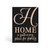 Carved Black Collection Word Block - Home A Gathering Place For Family