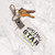 Pickleball Keychain - Wooden Pickleball Star