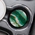 Ceramic Car Coasters (Retail Pack) - Green Marble