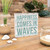 Coastal Collection Word Block - Happiness Comes