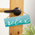 Coastal Collection Hanging Sign - Relax