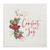 Christmas Poinsettia Word Block - Comfort and Joy