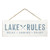 Lake Dreams Hanging Sign - Lake Rules