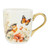 Wings of Love Gold Handle Mug - Butterflies and Birds