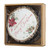 Christmas Poinsettia Wood Ornament Set - 4 Pack