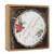 Christmas Poinsettia Wood Ornament Set - 4 Pack