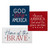 America The Beautiful Set of 3 Mini Signs