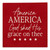 America The Beautiful Set of 3 Mini Signs