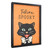Trick Or Treat Framed Art - Feline Spooky