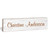 White Stick Sign - 1.5"H