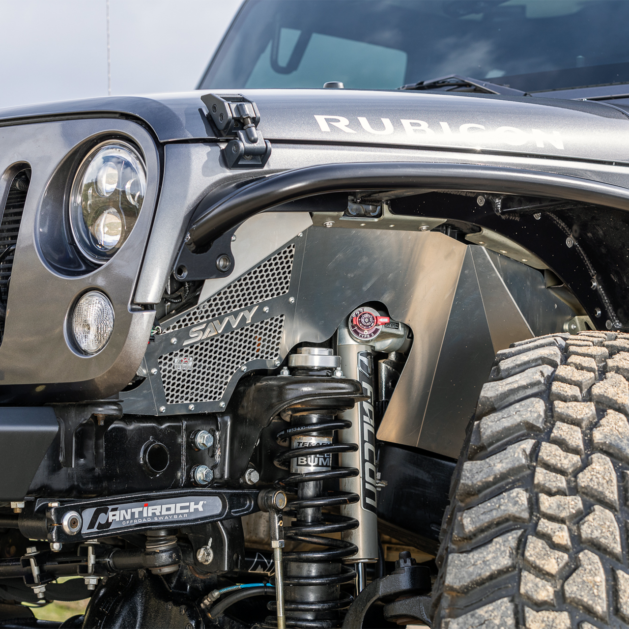 【AAKE】HEAVY FUR OVER JK JEEP JK / JKU SAVVY HIGH CLEARANCE VENTED ALUMINUM FRONT