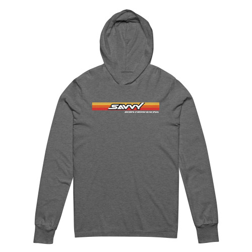 SAVVY BORN FROM RACING HOODED LONG-SLEEVE TEE