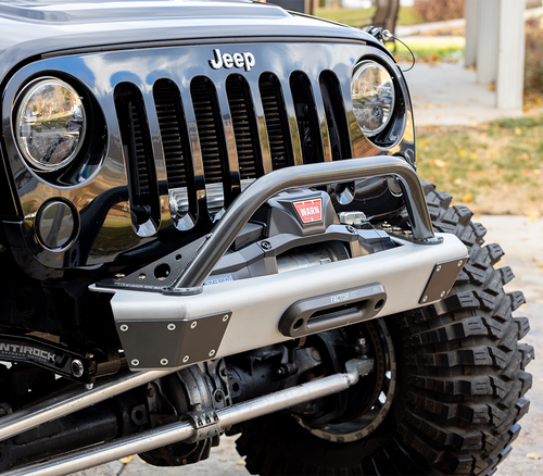 Race-proven off-road front bumper for Jeep JK Race-proven off-road front bumper for Jeep JK