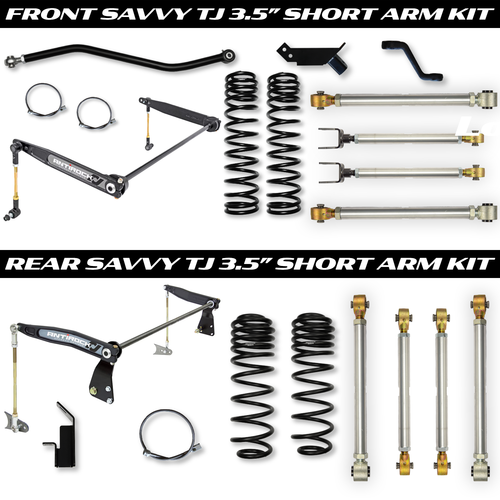 SAVVY TJ 3.5" SHORT ARM LIFT KIT