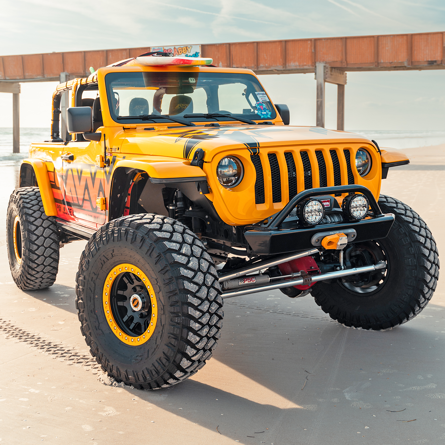 2018-2026 JEEP JL/JLU/JT FRONT BUMPER WITH HOOP (LEGACY 6061