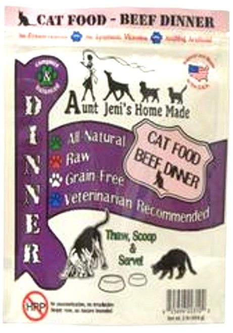 Cat Food Beef 1 lb