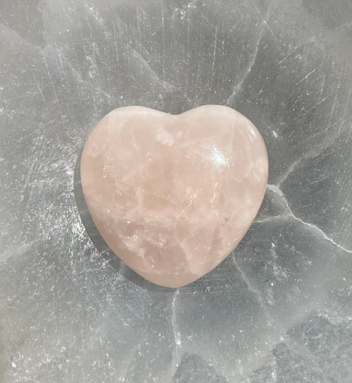Rose Quartz Heart 20 mm