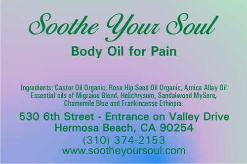 Body Oil for Pain