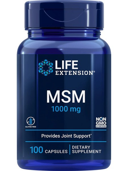 MSM 1000 mg 100 Capsules