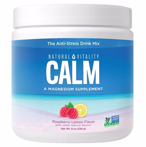 Calm Magnesium Raspberry-Lemon Powder 8 oz
