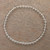 Quartz Clear 4 mm Round Bead Stretch Bracelet