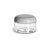 4 oz Flat Clear PET Jar w/ White Dome Lid (70mm)