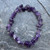 Amethyst Chip Stretch Bracelet